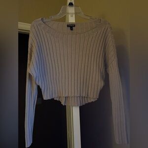 Express cropped sweater. XS